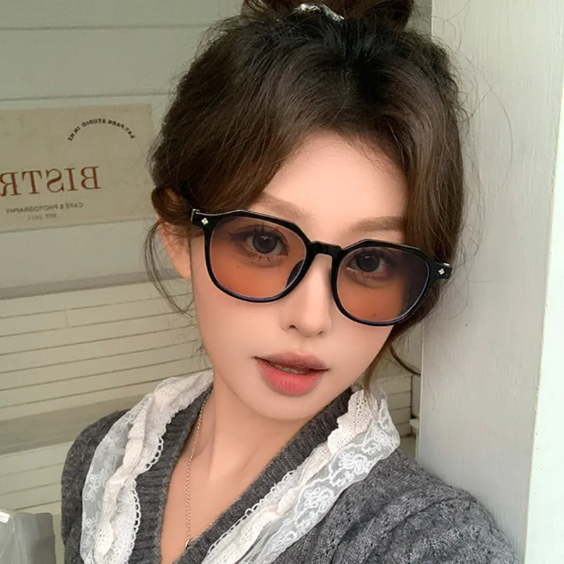 PRETTYALLUSION PC Oval Sunglasses Unisex-1