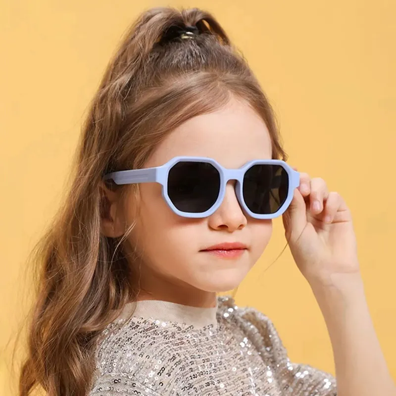 PRETTYALLUSION TPEE Irregular Shape Sunglasses Kids'-14