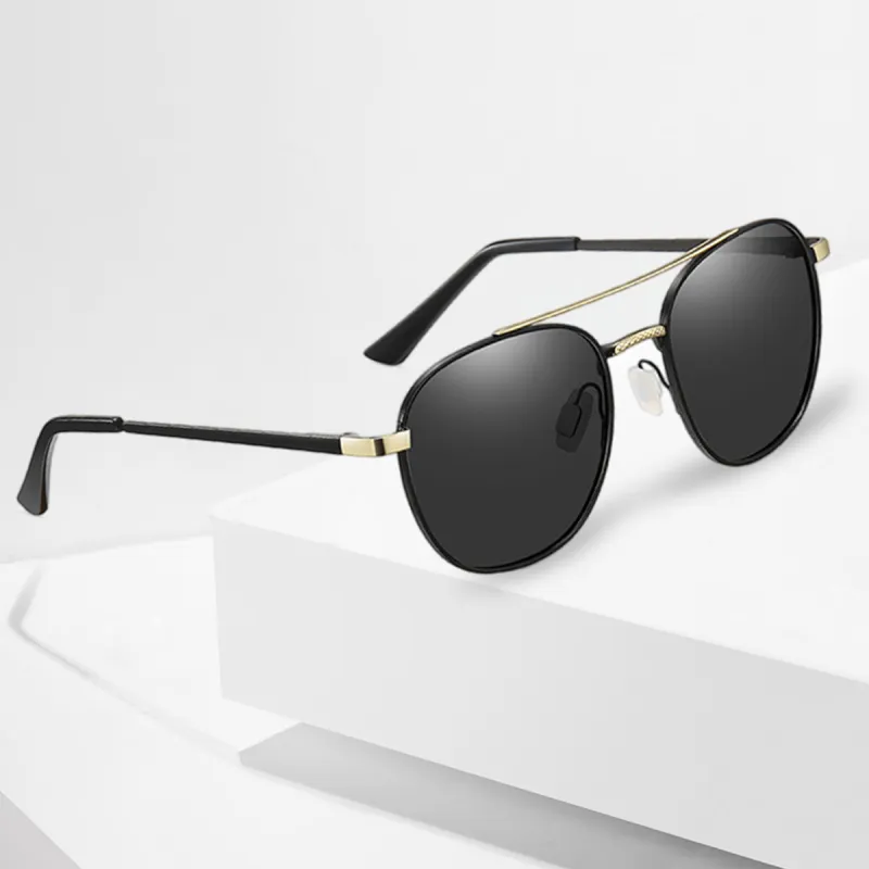 PRETTYALLUSION Alloy Round Sunglasses Women's-3