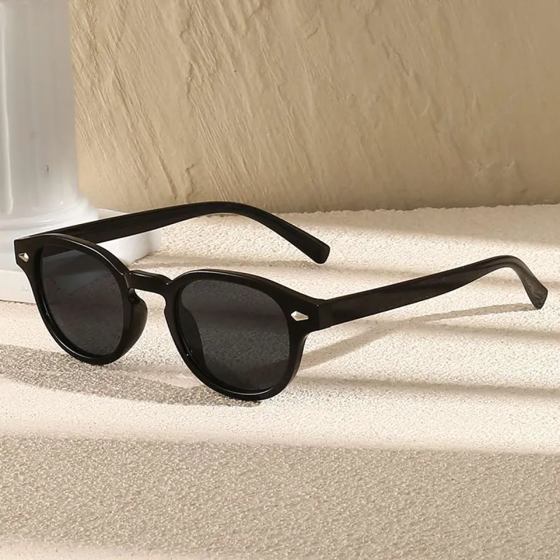 PRETTYALLUSION Round Sunglasses Unisex-2