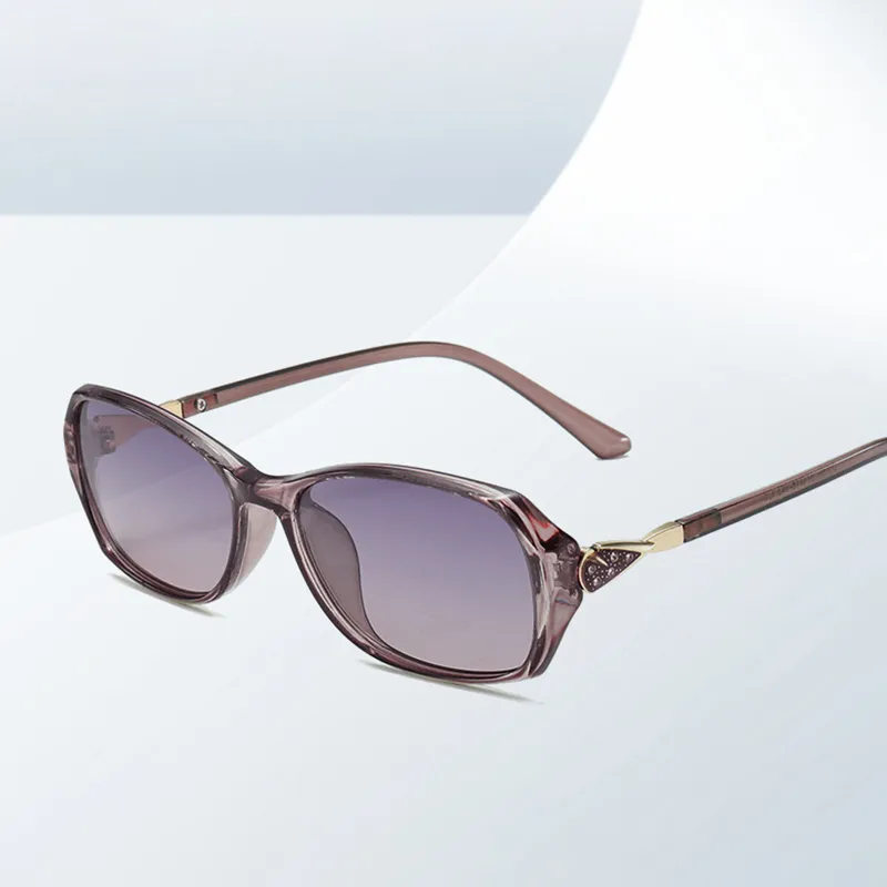 PRETTYALLUSION TR/Memory Plastic Alloy Irregular Shape Sunglasses Women's-7