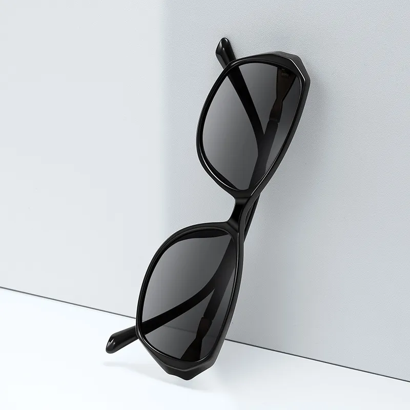 PRETTYALLUSION TR/Memory Plastic Alloy Irregular Shape Sunglasses Women's-3