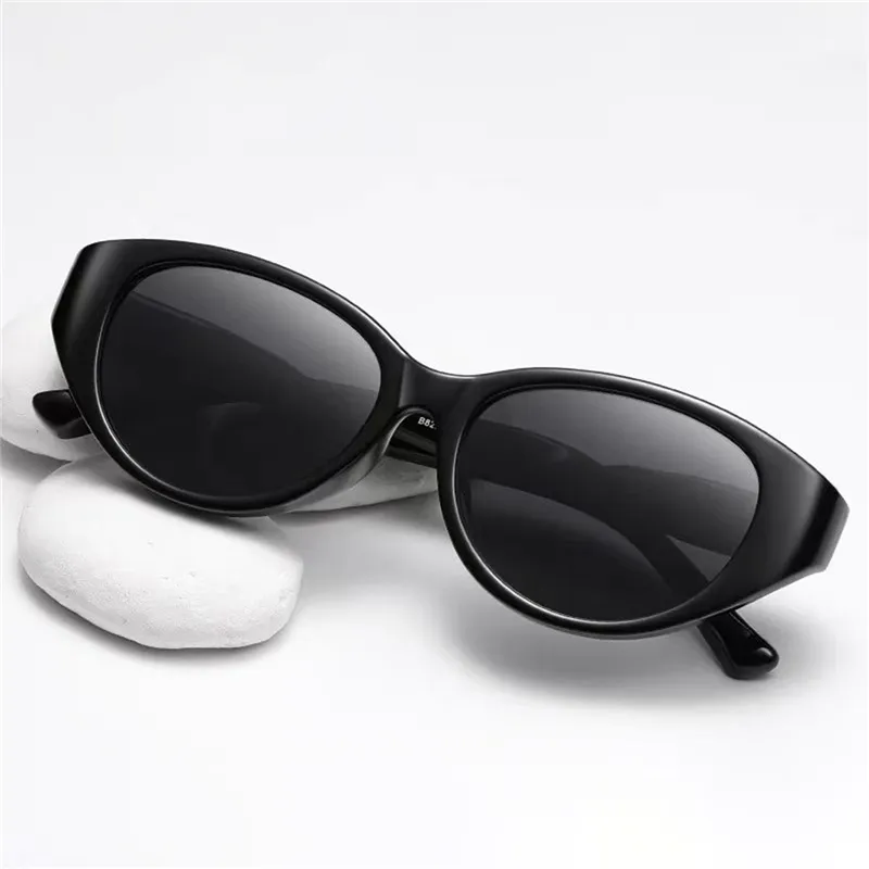 PRETTYALLUSION TR90 Oval Sunglasses Unisex-1