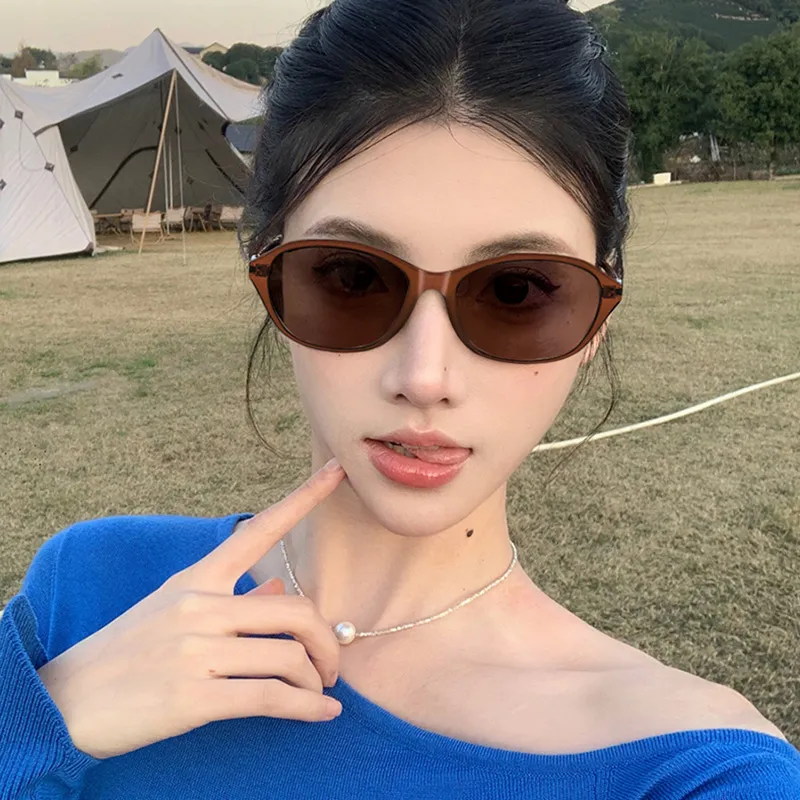 PRETTYALLUSION PC Oval Sunglasses Women's-10