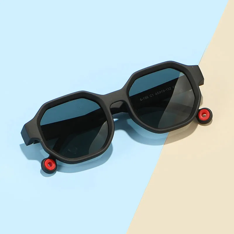PRETTYALLUSION TPEE Irregular Shape Sunglasses Kids'-5
