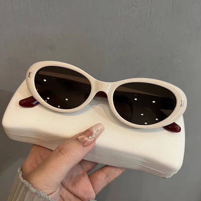 PRETTYALLUSION PC Oval Sunglasses Women's-4