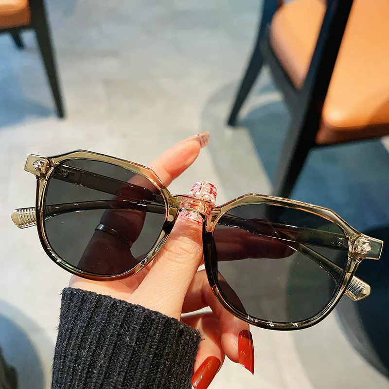 PRETTYALLUSION PC Oval Sunglasses Unisex-3