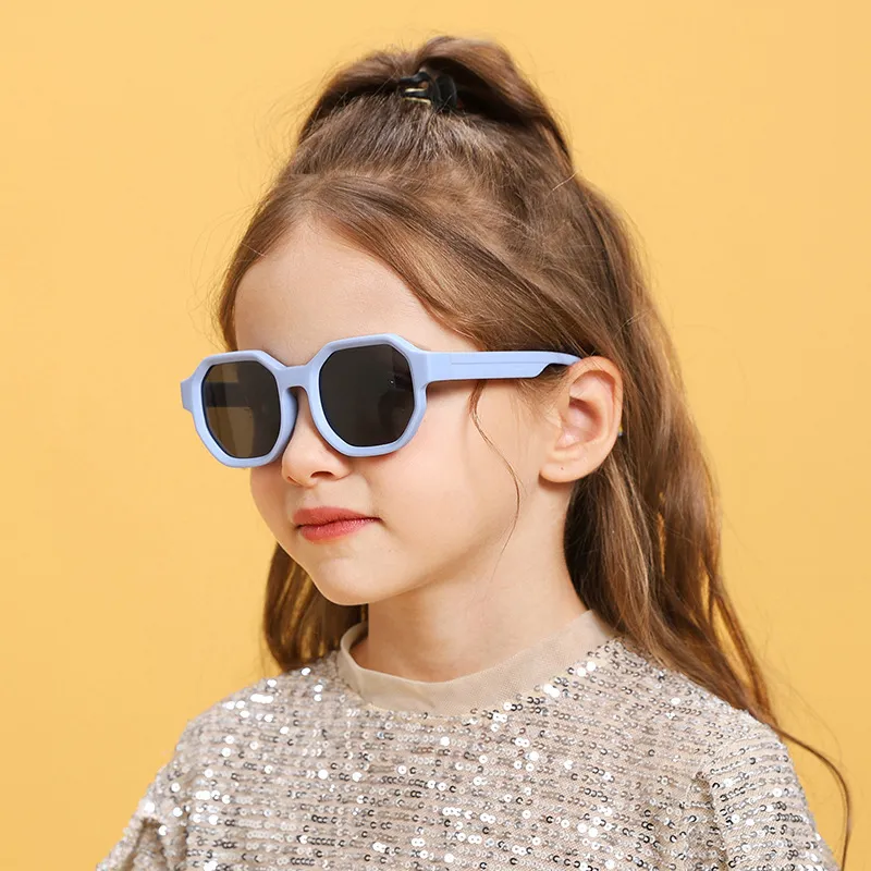 PRETTYALLUSION TPEE Irregular Shape Sunglasses Kids'-15