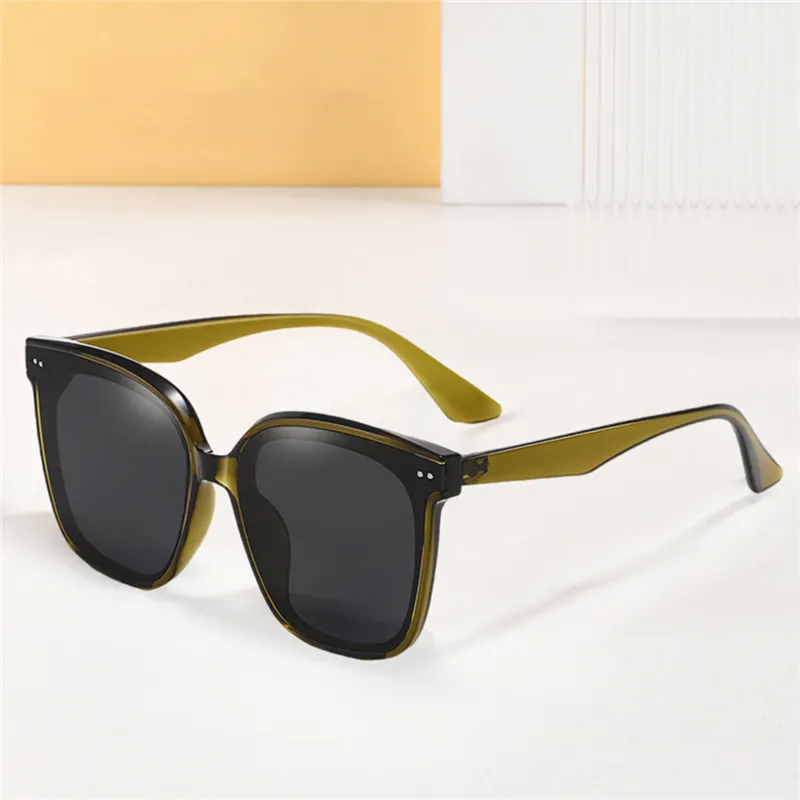 PRETTYALLUSION Oval Sunglasses Unisex-4