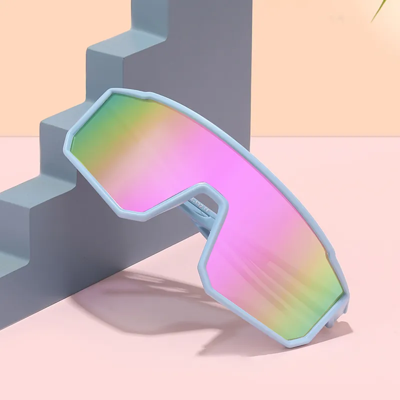PRETTYALLUSION PC Irregular Shape Sunglasses Kids'-3