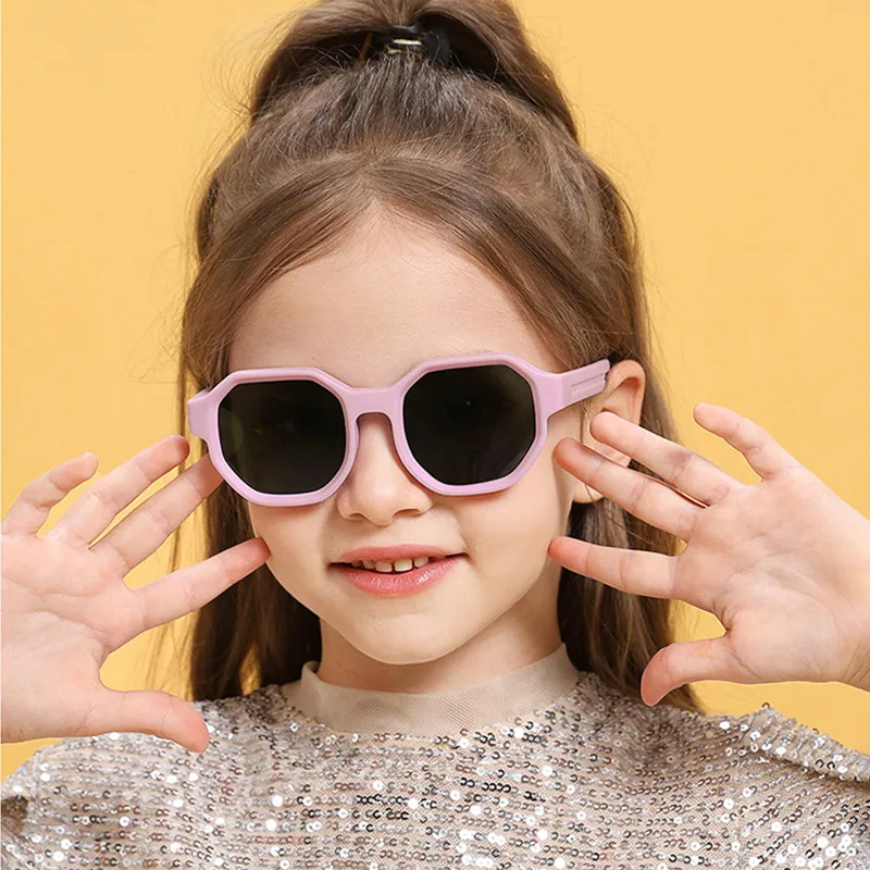 PRETTYALLUSION TPEE Irregular Shape Sunglasses Kids'-9