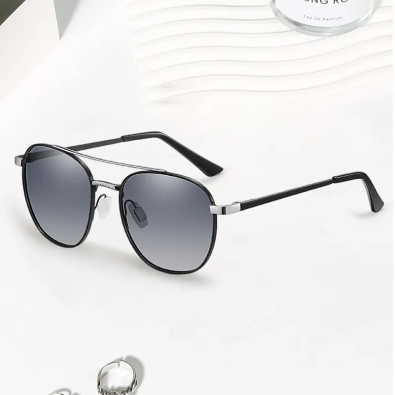 PRETTYALLUSION Alloy Round Sunglasses Women's-5