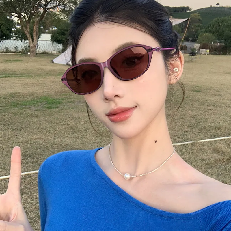PRETTYALLUSION PC Oval Sunglasses Women's-7