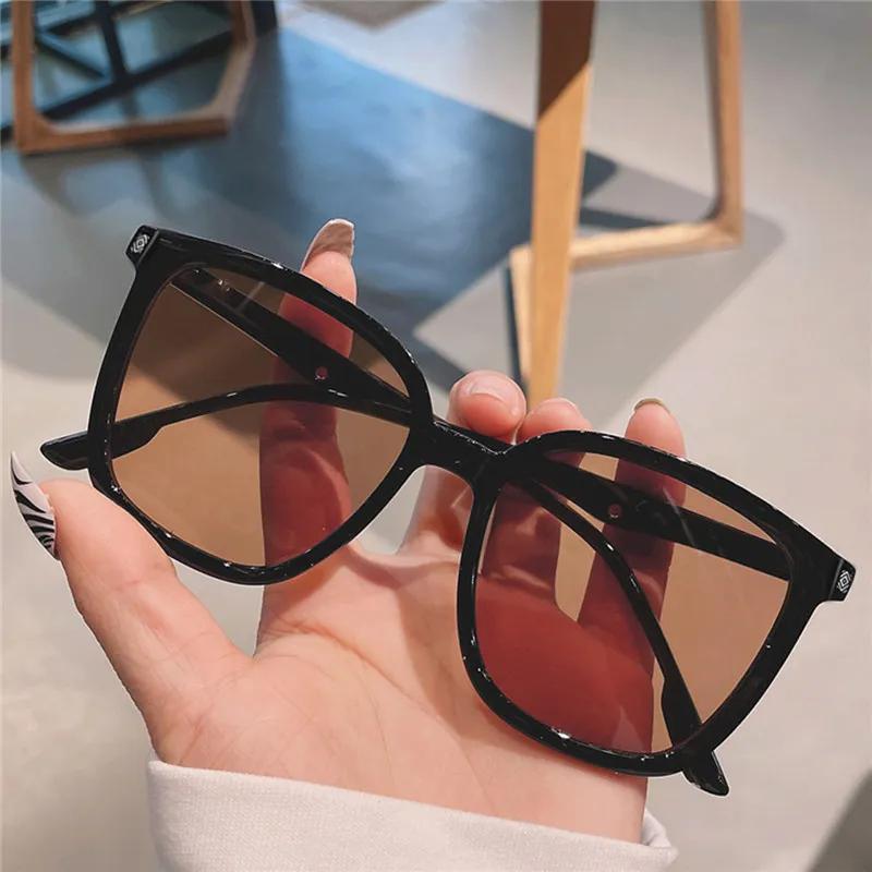 PRETTYALLUSION TR90 Oval Sunglasses Unisex-5