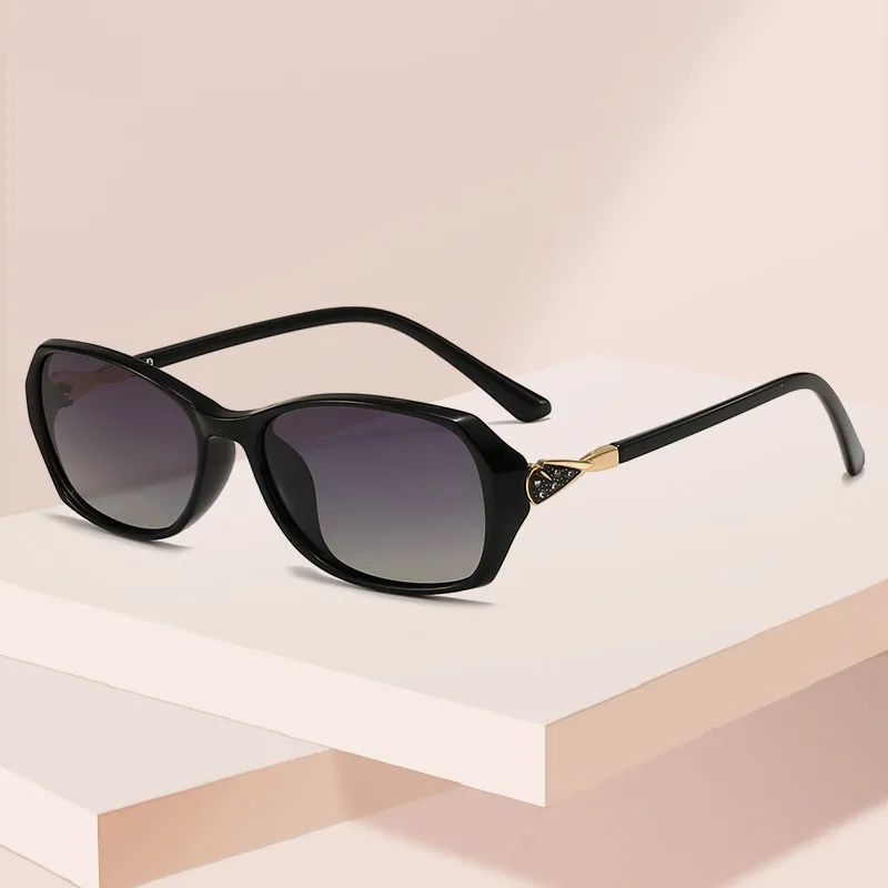 PRETTYALLUSION TR/Memory Plastic Alloy Irregular Shape Sunglasses Women's-1