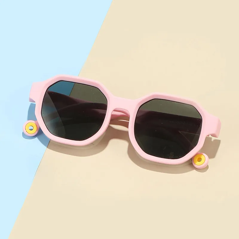 PRETTYALLUSION TPEE Irregular Shape Sunglasses Kids'-10