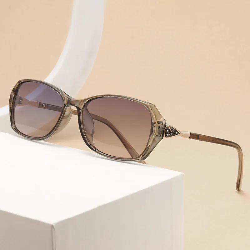 PRETTYALLUSION TR/Memory Plastic Alloy Irregular Shape Sunglasses Women's-9