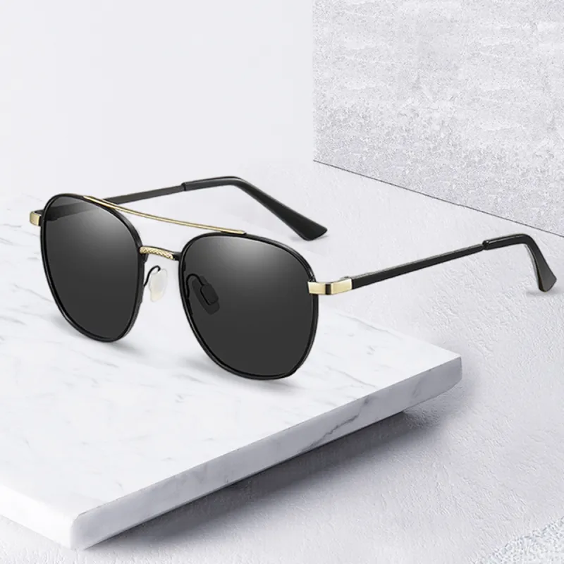 PRETTYALLUSION Alloy Round Sunglasses Women's-2