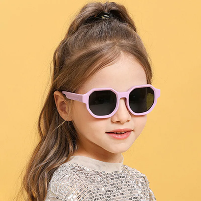 PRETTYALLUSION TPEE Irregular Shape Sunglasses Kids'-8