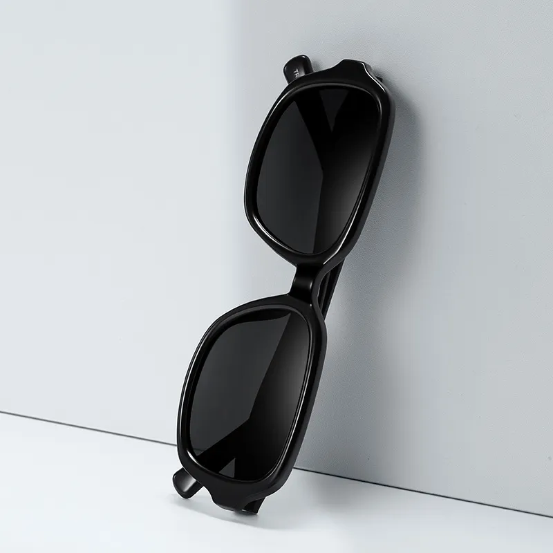 PRETTYALLUSION TR/Memory Plastic Square Sunglasses Unisex-6