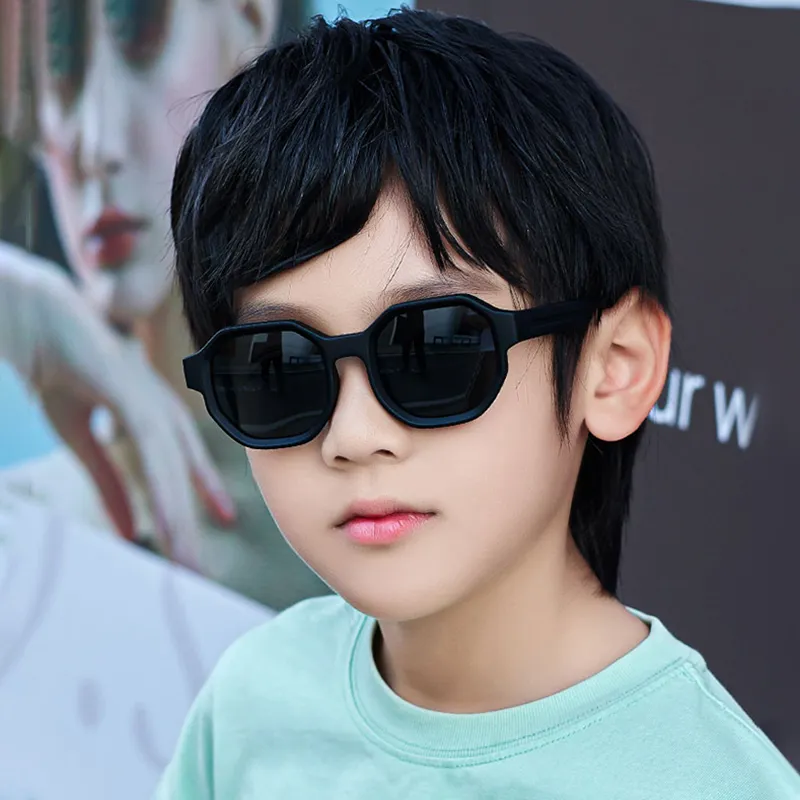 PRETTYALLUSION TPEE Irregular Shape Sunglasses Kids'-1