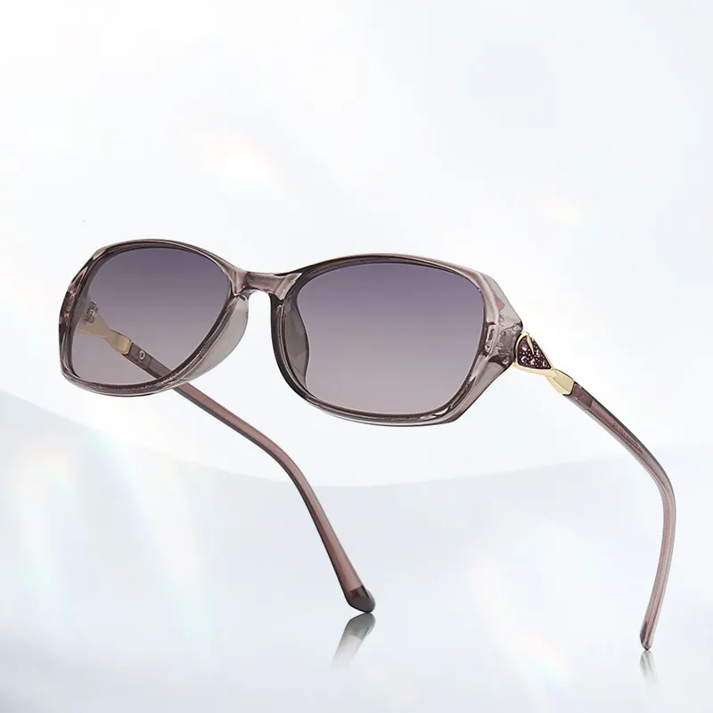 PRETTYALLUSION TR/Memory Plastic Alloy Irregular Shape Sunglasses Women's-6