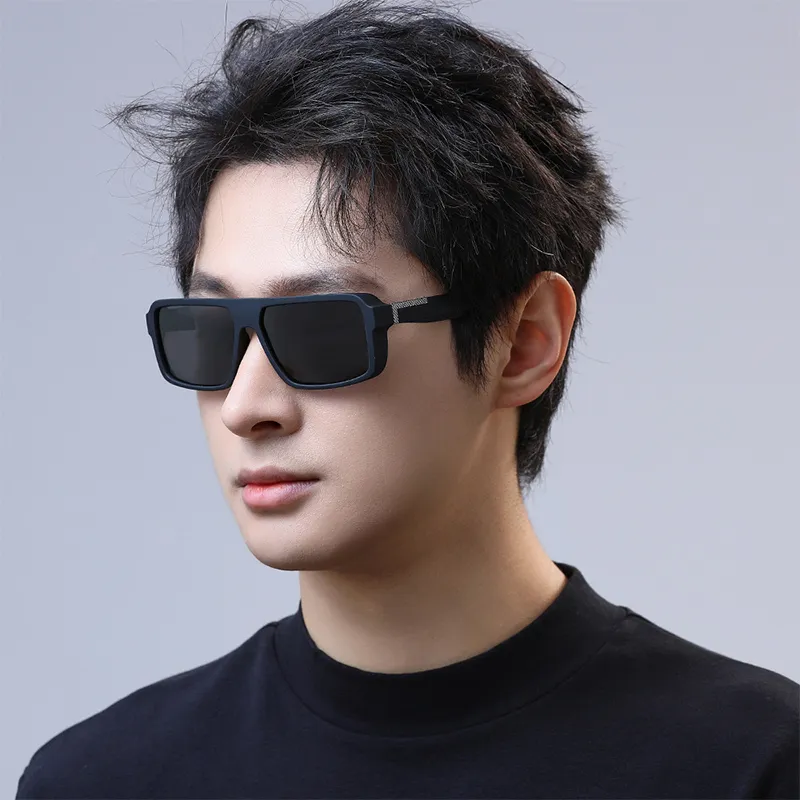 PRETTYALLUSION PC Square Sunglasses Men's-2