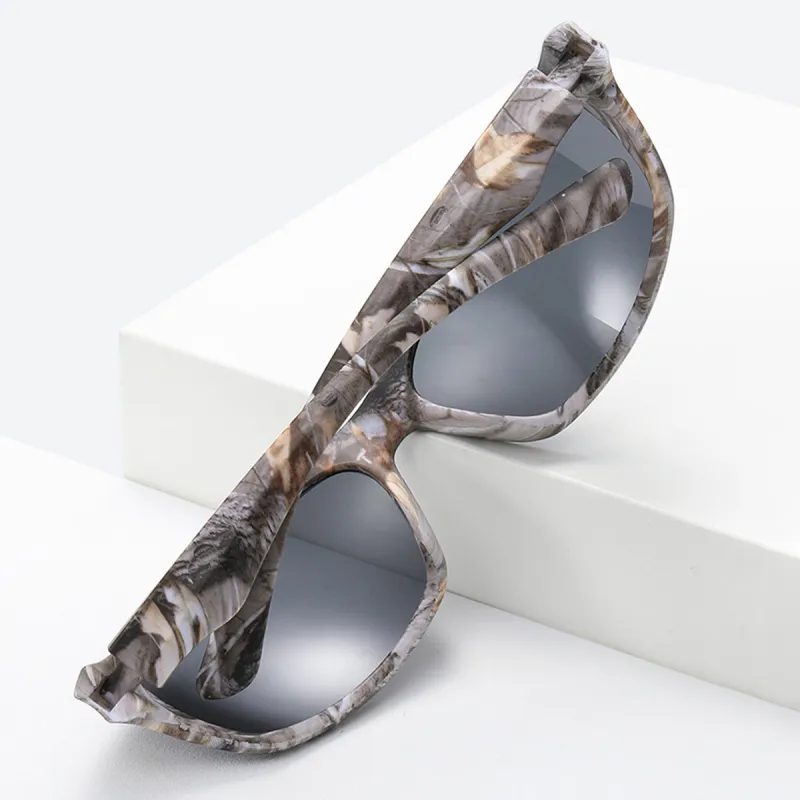 PRETTYALLUSION PC Irregular Shape Sunglasses Unisex-5