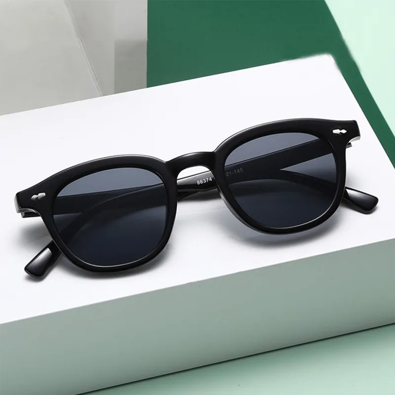 PRETTYALLUSION Round Sunglasses Unisex-2
