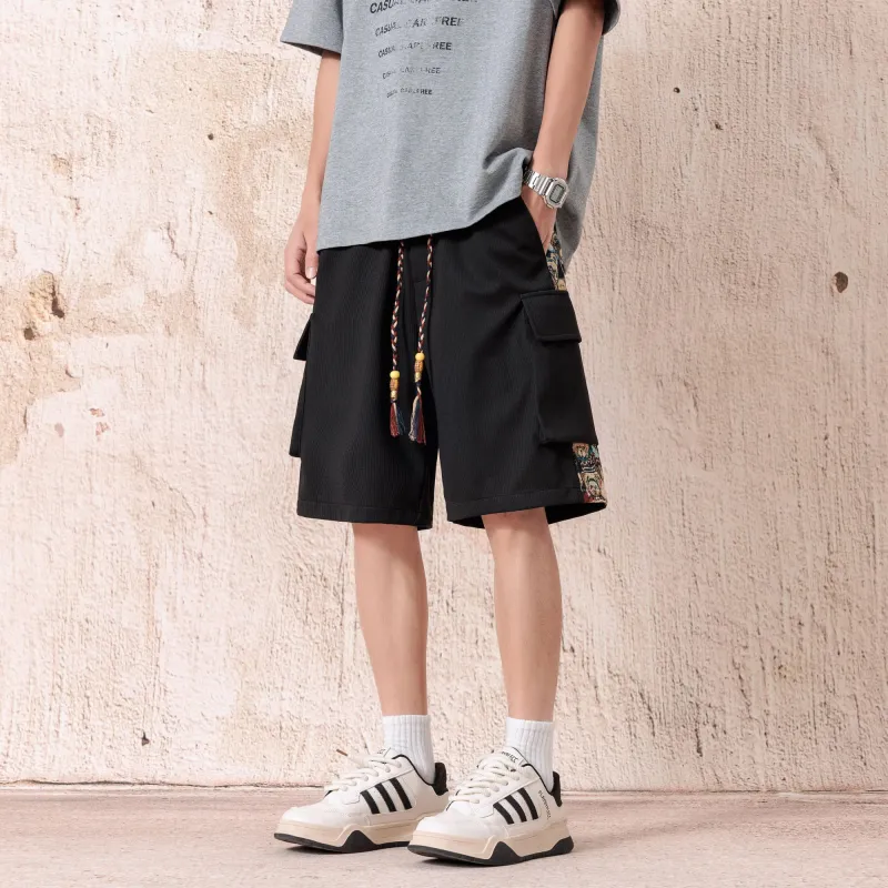 PAINT STAIN Casual Style Shorts Unisex-9