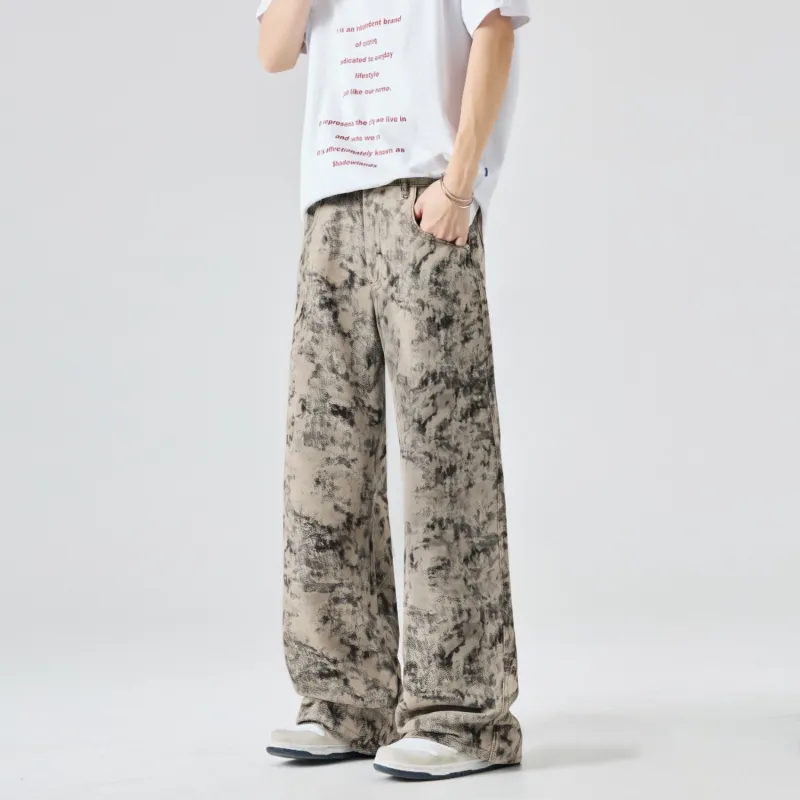 AWAO Jeans Unisex Dirty Yellow-3