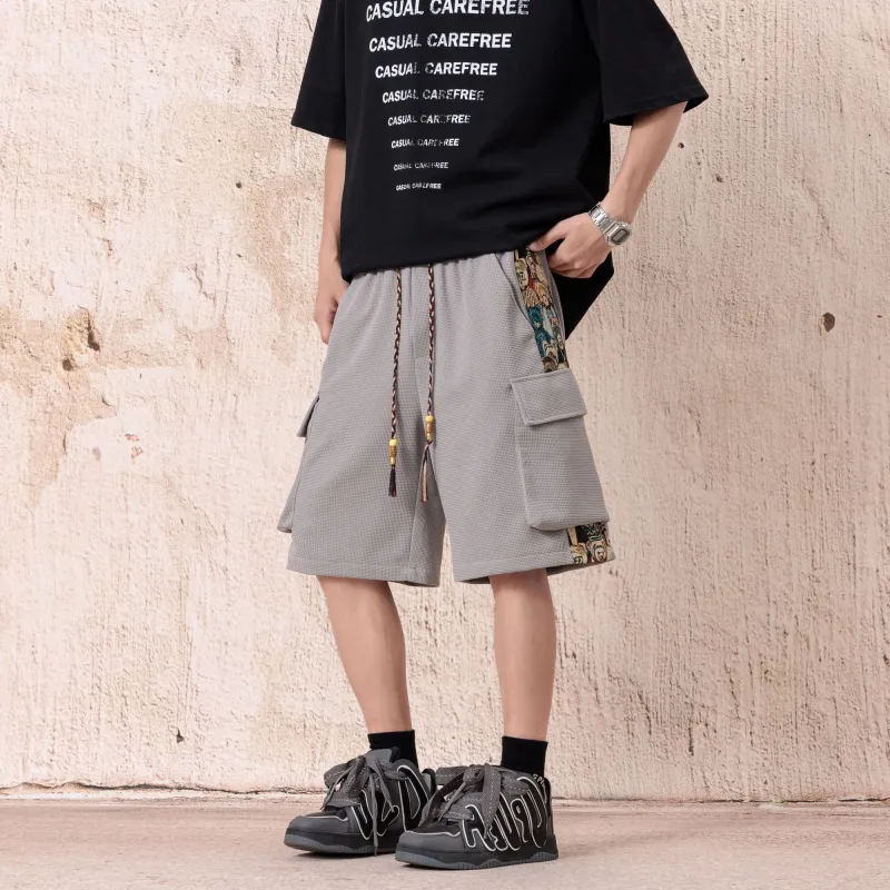 PAINT STAIN Casual Style Shorts Unisex-33