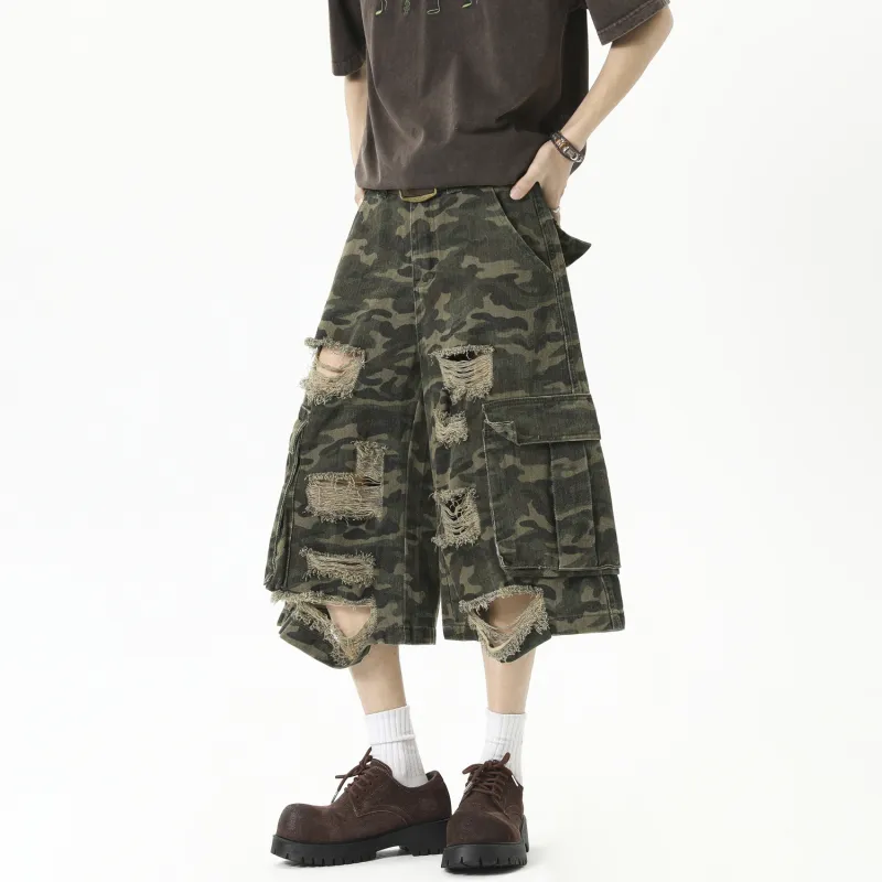 AWAO Casual Shorts Unisex Camouflage-2