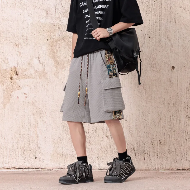 PAINT STAIN Casual Style Shorts Unisex-36