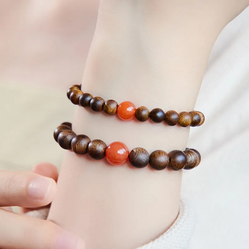 Fuxin Agarwood Bracelets Unisex-2