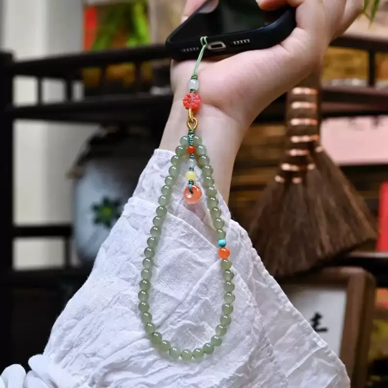 Fuxin Pendants White Jade/Pale Greenish White Jade Unisex-3