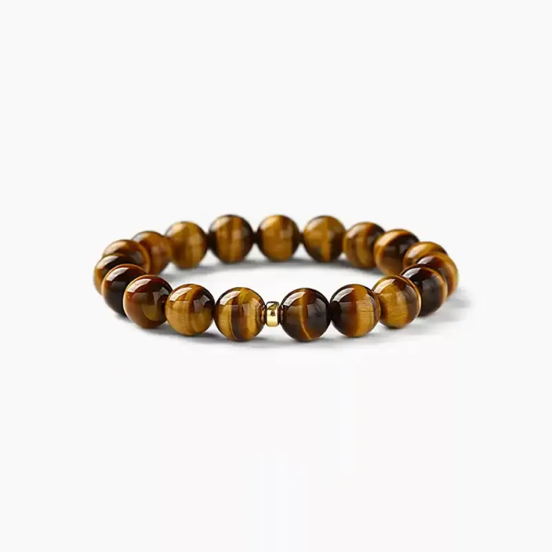 Fuxin Natural Tiger's Eye Stone Bracelets Unisex-1