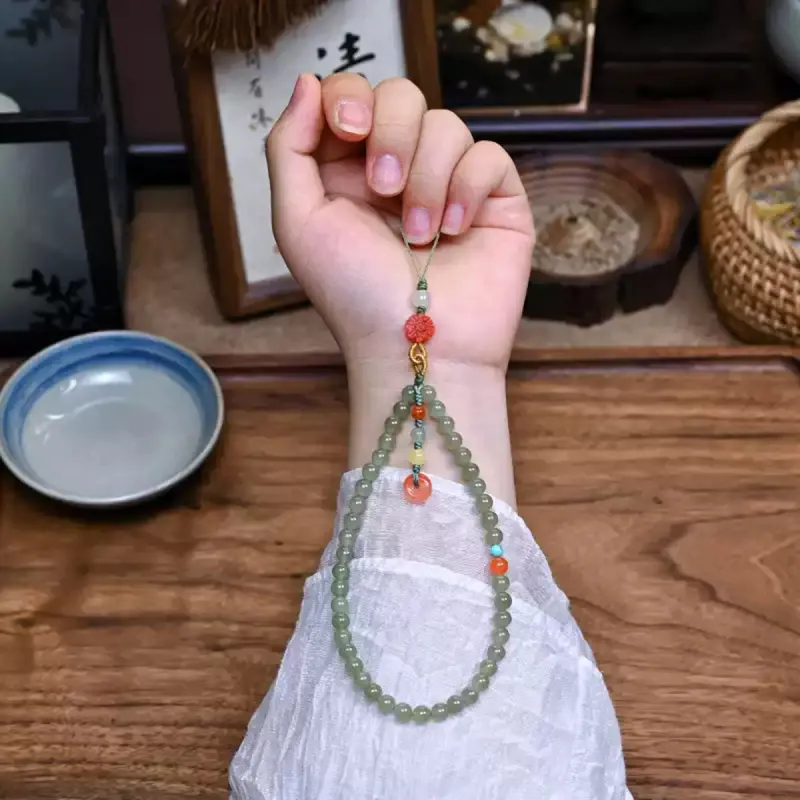 Fuxin Pendants White Jade/Pale Greenish White Jade Unisex-2