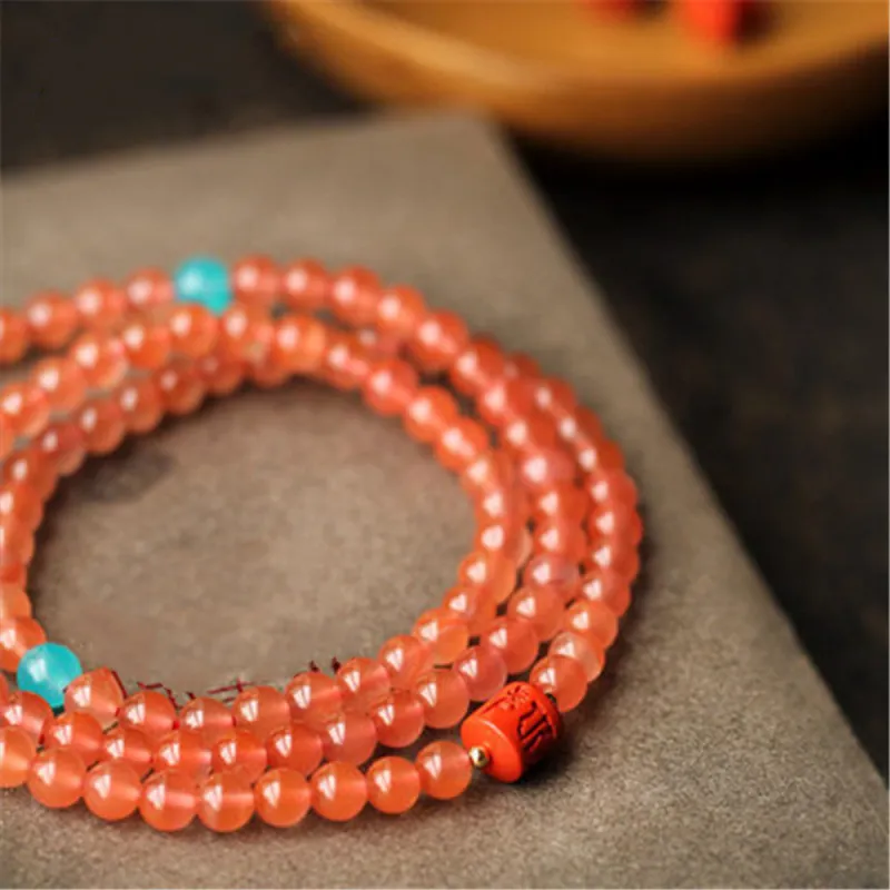 Fuxin Southern Red Agate Bracelets Women's-7