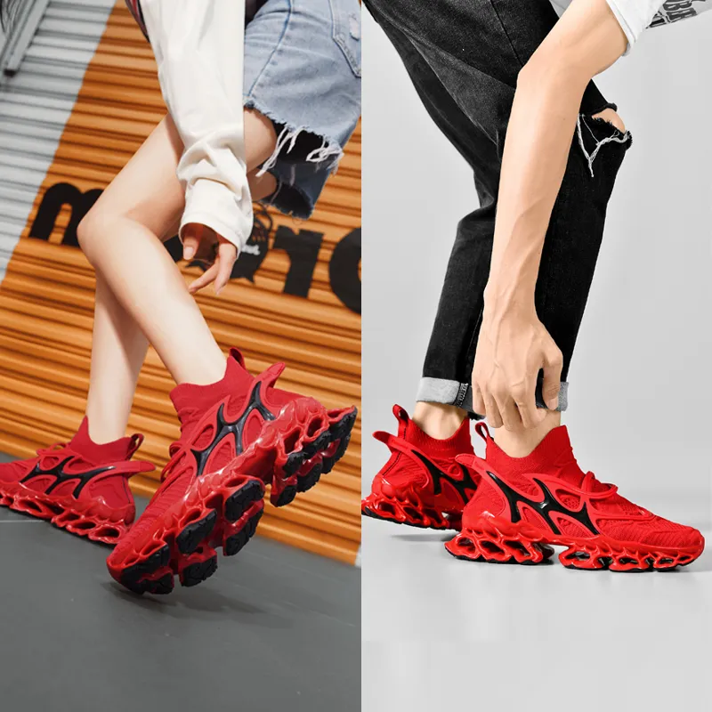 Comanier Cushioning And Breathable Mid Top Casual City Commute Sprint Long Distance Running Shoes Unisex-32