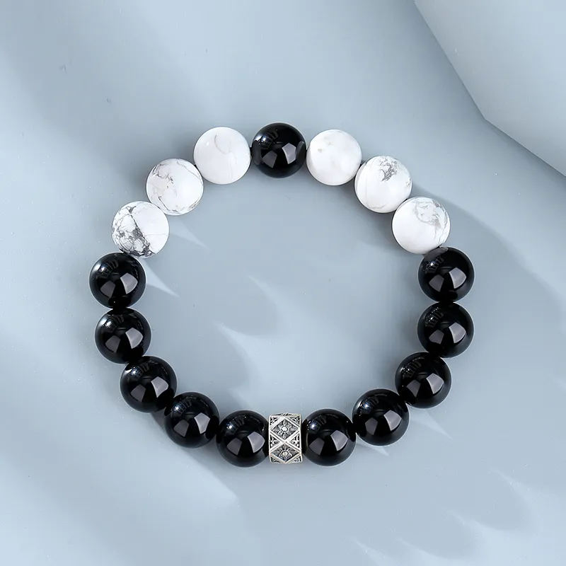 Hurry That Year Obsidian Jade Bracelets Men's-2