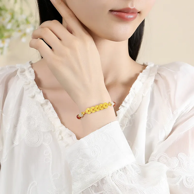 Hurry That Year Bracelets Pale Greenish White Jade Women's-4