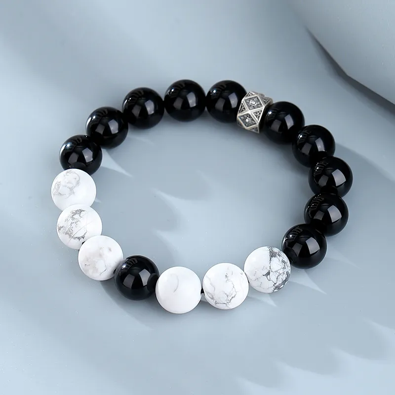 Hurry That Year Obsidian Jade Bracelets Men's-5