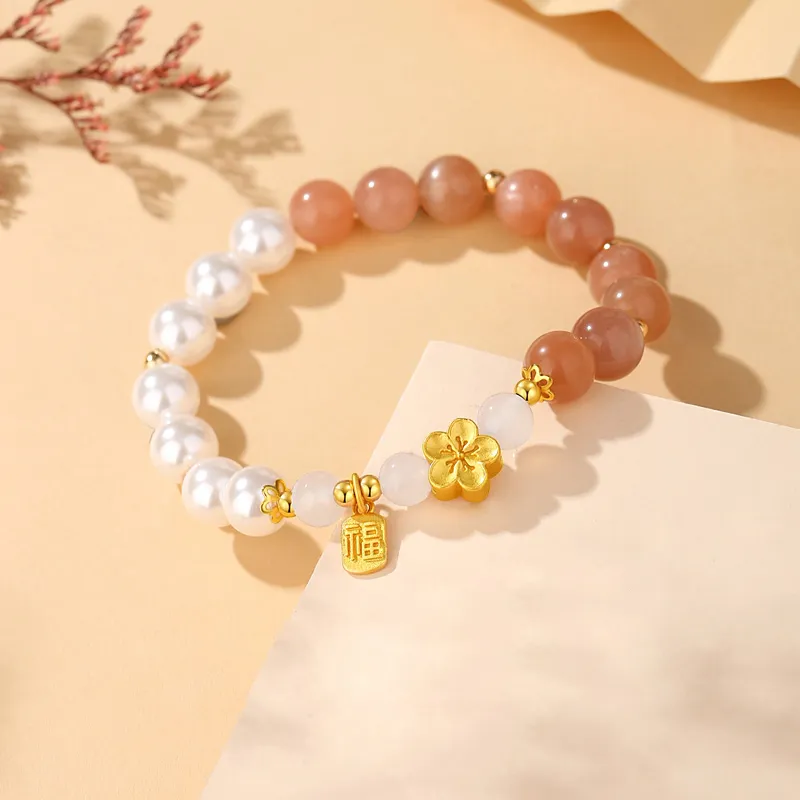 Hurry That Year Chalcedony Jade Bracelets Women's-5