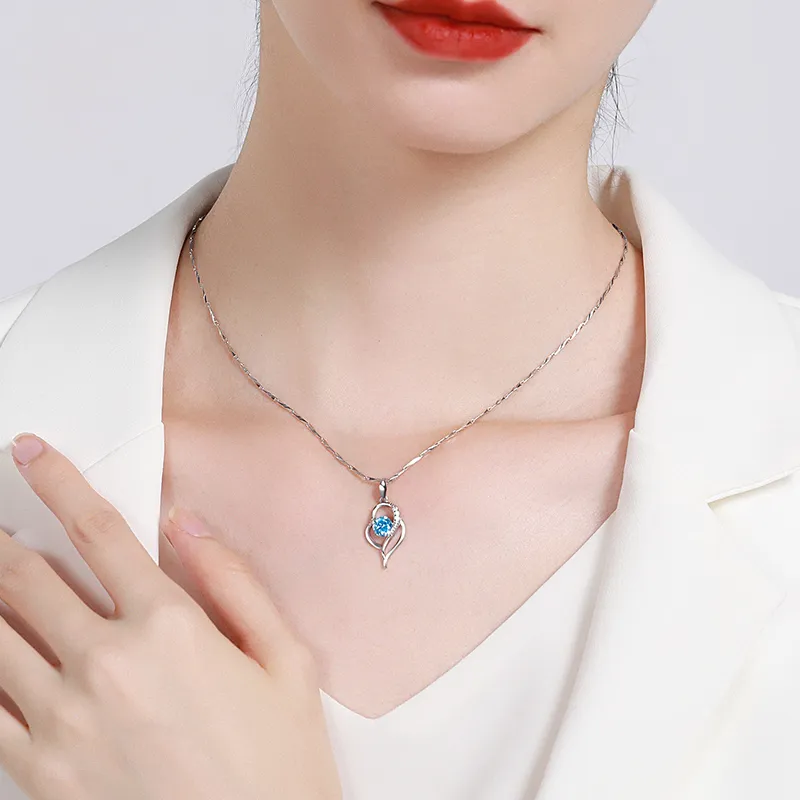 Hurry That Year S999 Fine Silver Necklaces Women's-5
