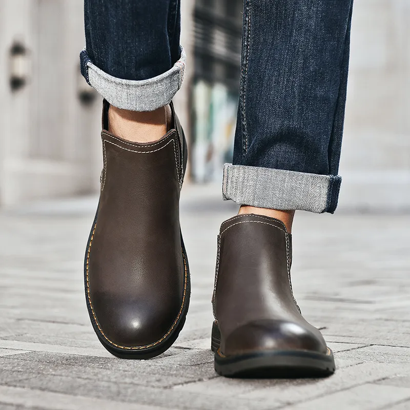 Laoks Short Chelsea Boots Men's-28