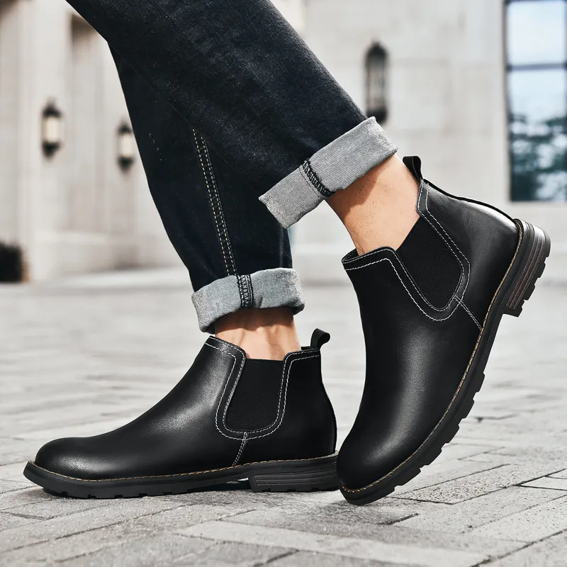 Laoks Short Chelsea Boots Men's-8
