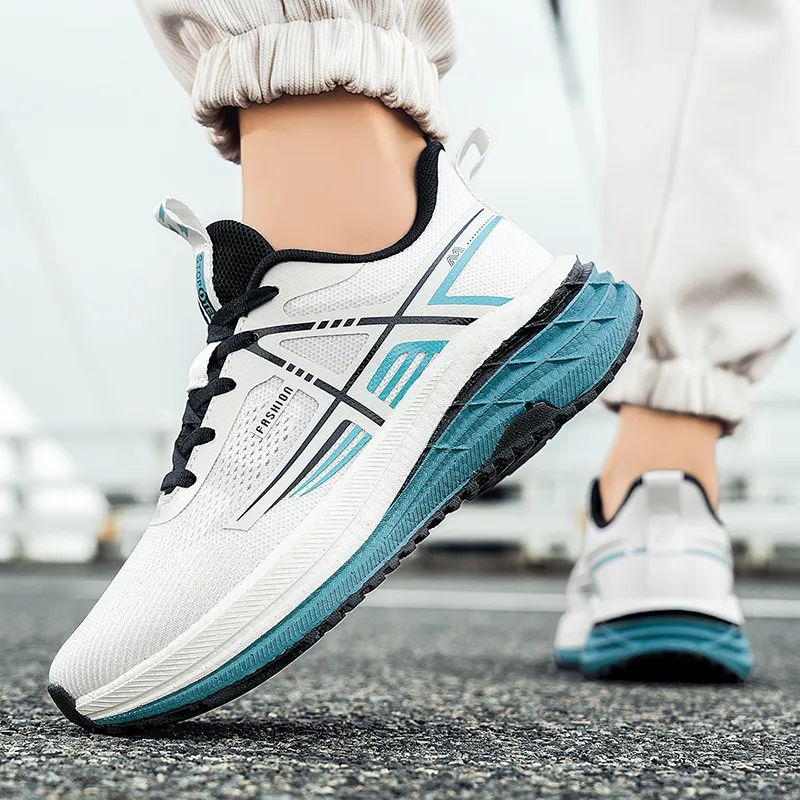 AMICNIEGD Cushioning, Slip Resistant, And Abrasion Resistant Low Top Popcorn Casual City Commute Running Shoes Men's-4