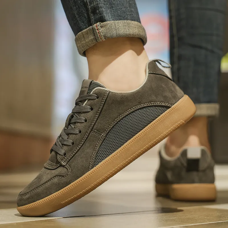 AMICNIEGD Cushioning Balance Height Increasing Low Top Skateboard Shoes Men's-9
