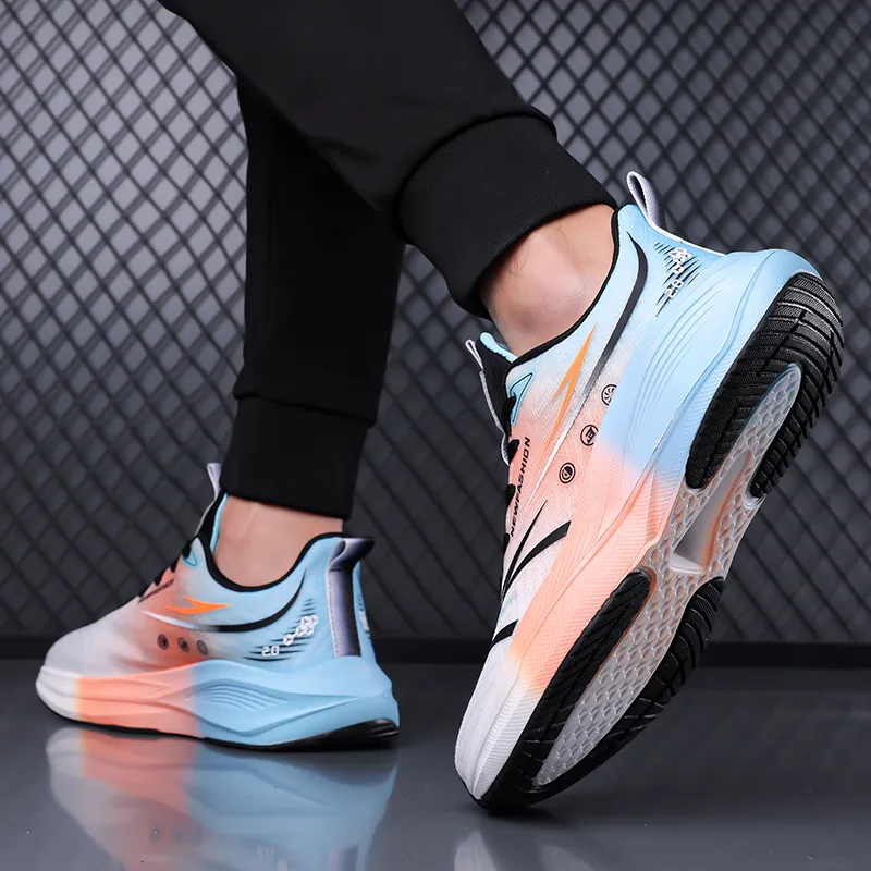 AMICNIEGD Breathable And Slip Resistant Low Top Training Physical Fitness Test Physical Exam Running Shoes Men's-11